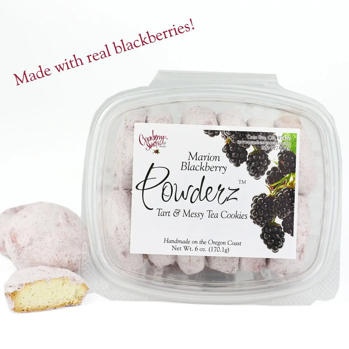 Cranberry Sweets & More - Powderz Tart and Messy Marion Blackberry Tea Cookies