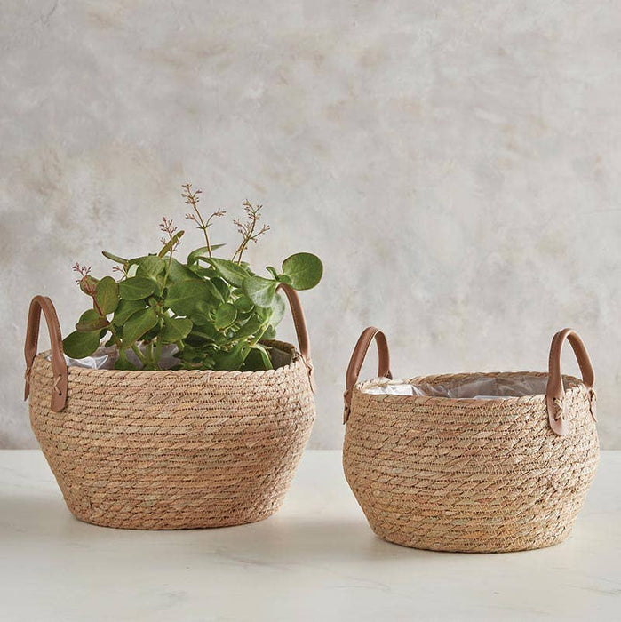 47th & Main (Creative Brands) - Plastic Lined  Baskets (small or large)