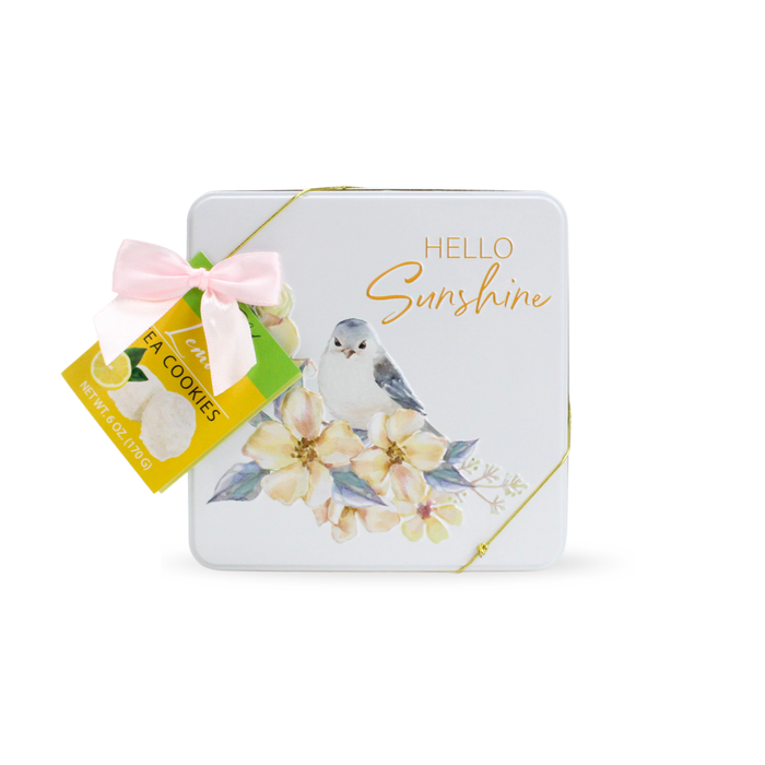 Too Good Gourmet - Spring Square Tins: Lemon & Almond Tea Cookies