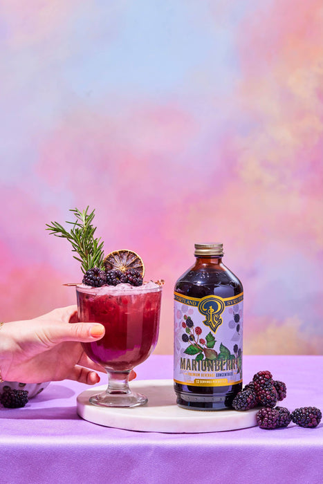 Portland Syrups - Marionberry Syrup 12oz - cocktail / mocktail beverage mixer