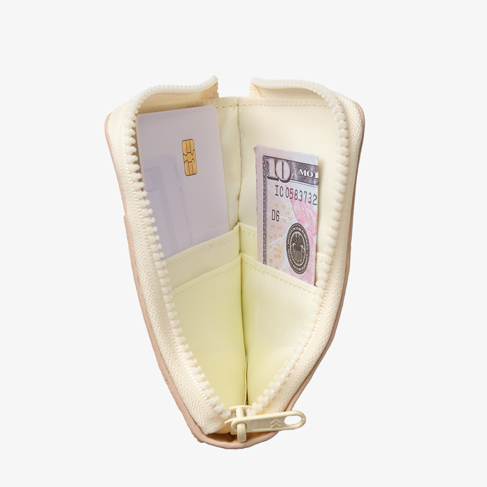 Thread - Green Gingham - Leather Zip Wallet