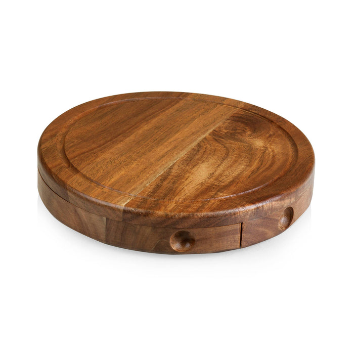 Picnic Time Family of Brands - Acacia Brie Cheese Cutting Board & Tools