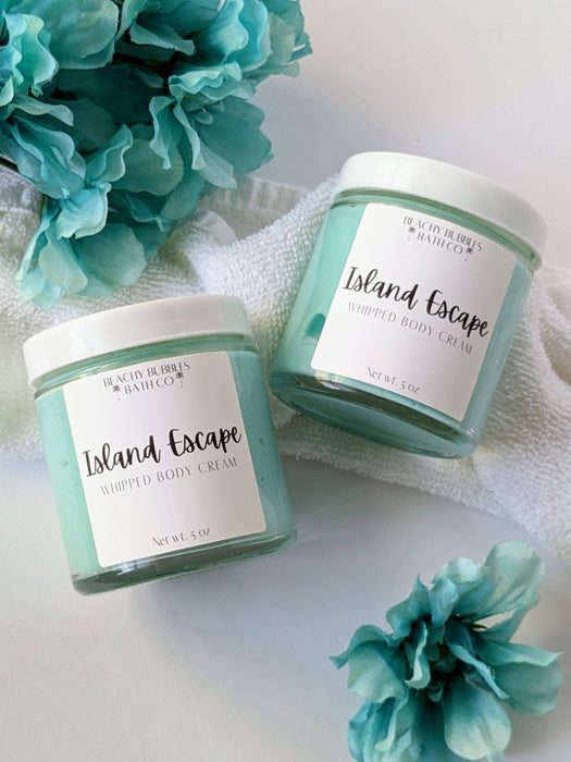 Beachy Bubbles Bath Co Island Escape Whipped Body Cream