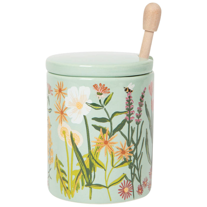 Now Designs by Danica - Bees & Blooms Honey Pot