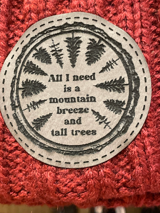 HandCrofted Tall Trees Beanie