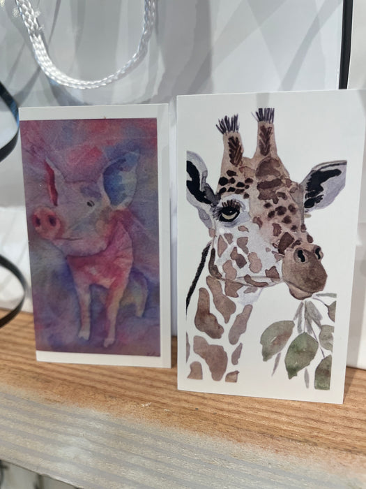 Eva Cobb Wanderful-Watercolor mini cards