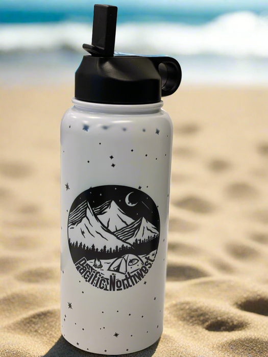 HandCrofted PNW 32oz Waterbottle