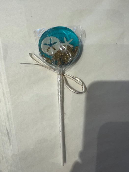 Sweet Caroline under the sea lollipop blueberry