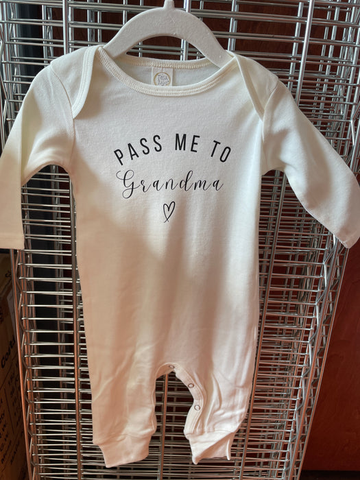 Camas Creations Pass Me to Grandma Romper