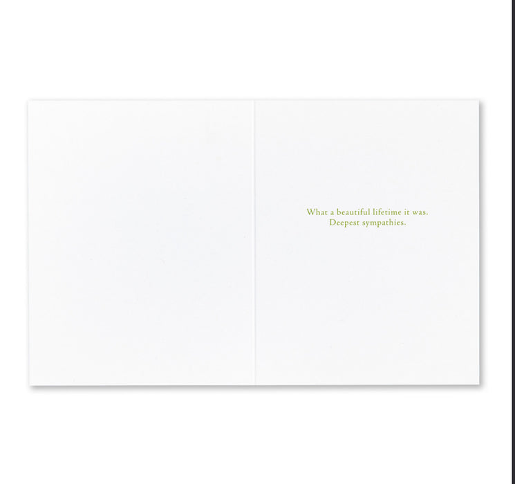 Compendium Pet Sympathy Card 'When you love an animal, you are chosen over and over again...'