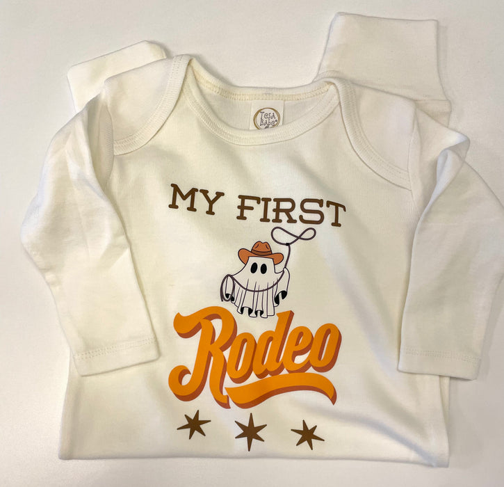 Camas Creations My First Rodeo Ghost Romper