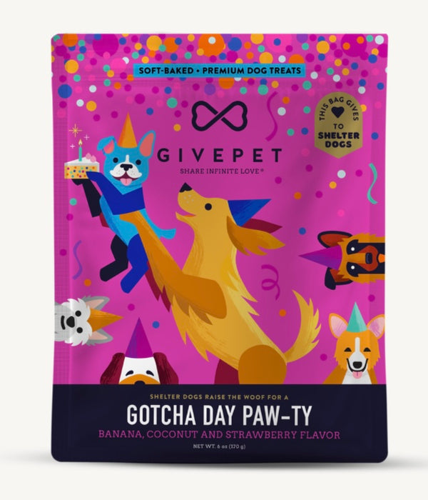 GivePet, LLC Gotcha Day Soft-Baked Dog Treats