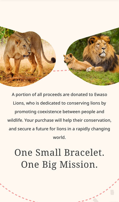 fahlo Lion Tracking Bracelet