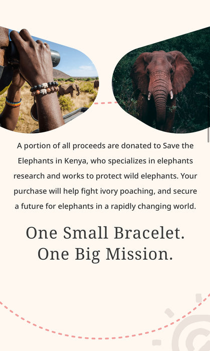 fahlo Elephant Tracking Bracelet