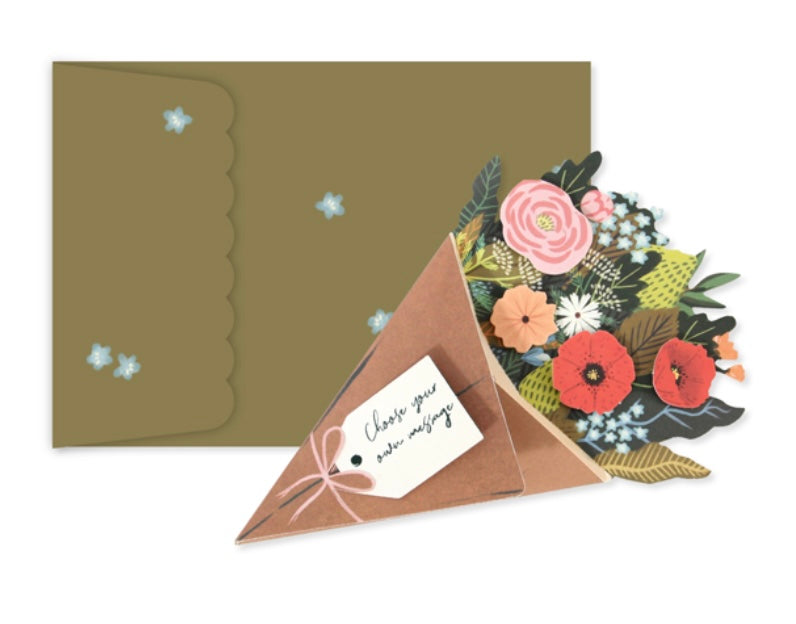 Up with Paper Pop-Up Card Bouquet