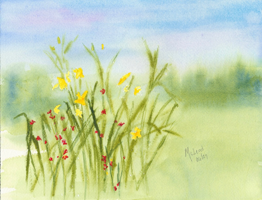 Melinda McLeod Watercolor Greeting Cards (blank inside), varied