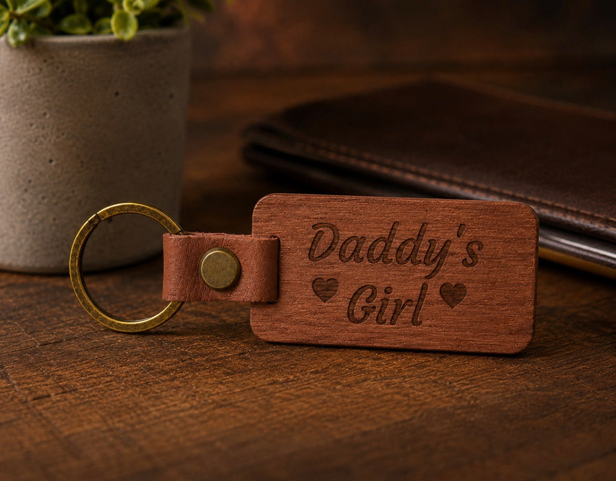 Home Sweet Home Wooden Keychain