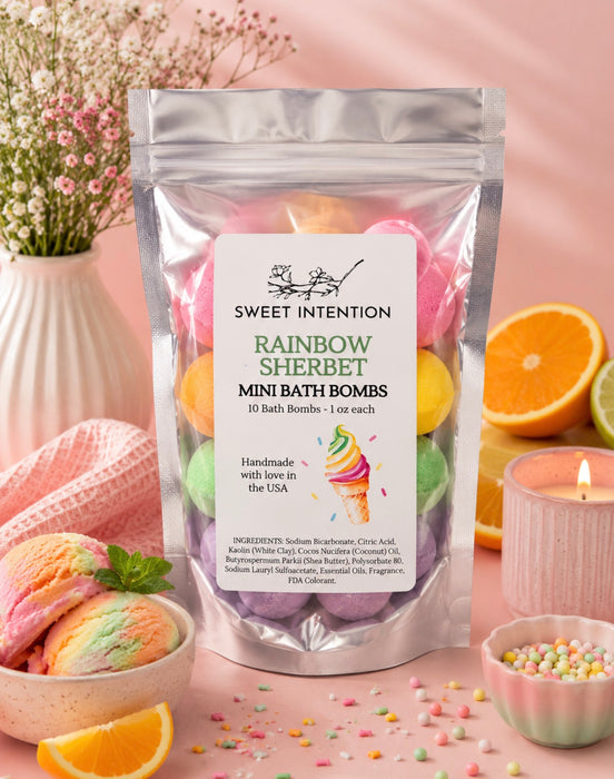 Sweet Intention Mini Bath Bombs