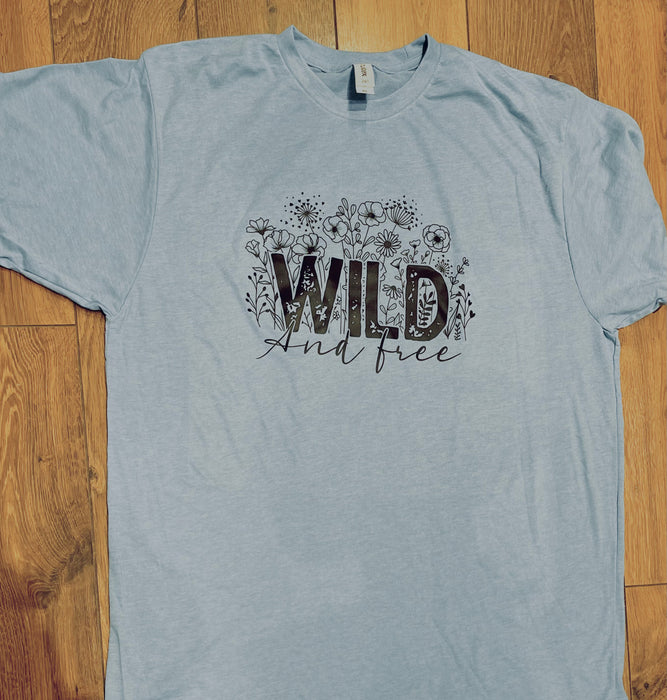 Camas Creations Tshirt Wild and Free