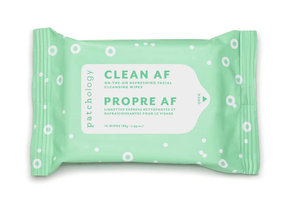 Patchology Clean AF refreshing facial cleansing wipes