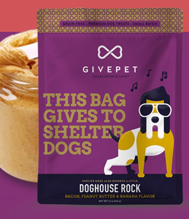 GivePet, LLC Doghouse Rock Baked Biscuits