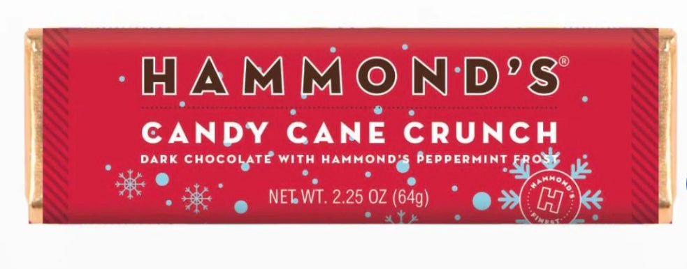 Hammond's Candies Dark Chocolate Candy Cane Crunch