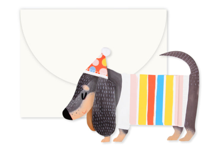 Up with Paper Pop-Up Card Dachshund