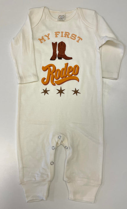 Camas Creations My First Rodeo Boots Romper