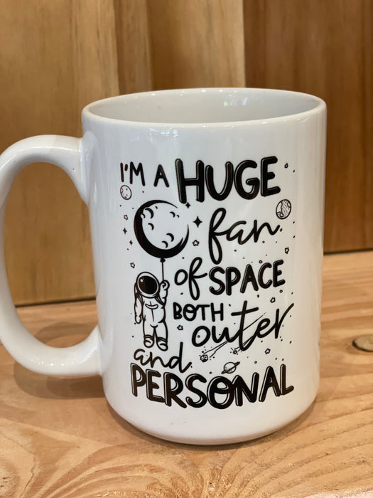 HandCrofted Need Space Ceramic Mug