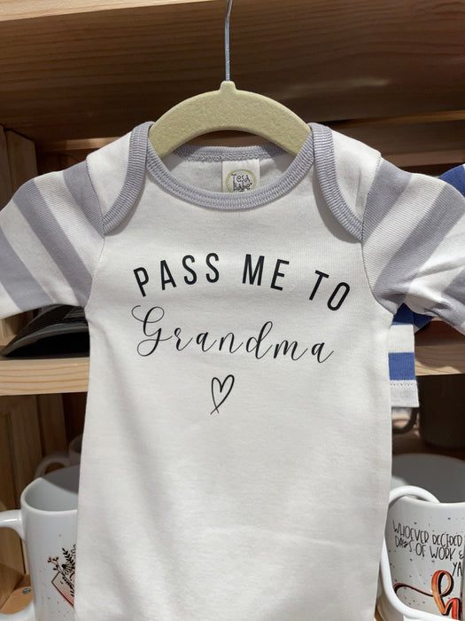 Camas Creations Pass Me to Grandma Romper