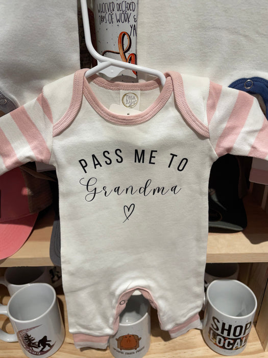 Camas Creations Pass Me to Grandma Romper