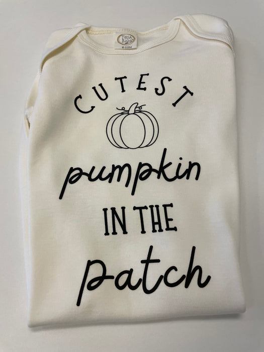 Camas Creations cutest pumpkin in the patch romper