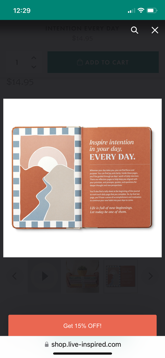 Compendium 'Every Day Intention' Guided Journal