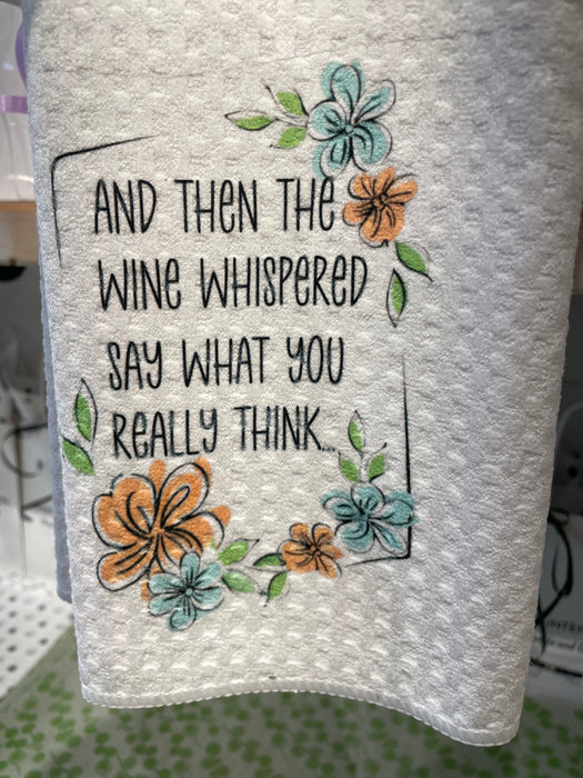 MMS funny dish towels, variety