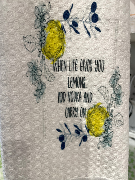MMS funny dish towels, variety