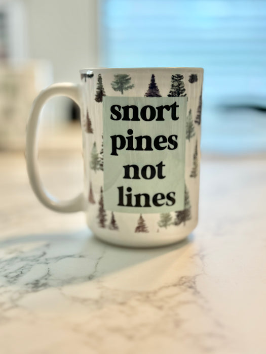 HandCrofted Snort Pines Ceramic Mug