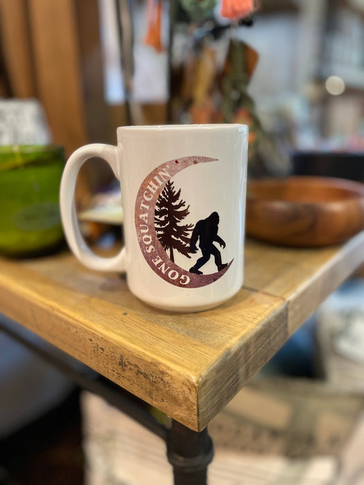 HandCrofted Gone Squatchin' Ceramic Mug