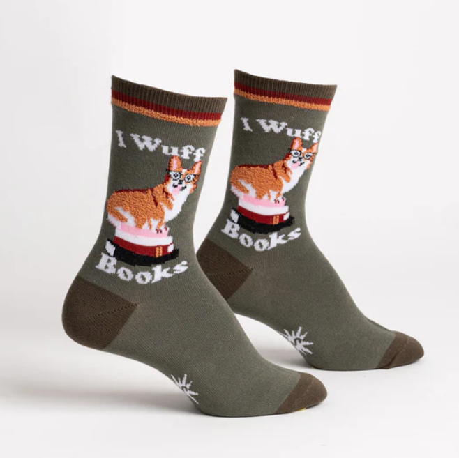 Sock it to me- I WUFF BOOKS socks women