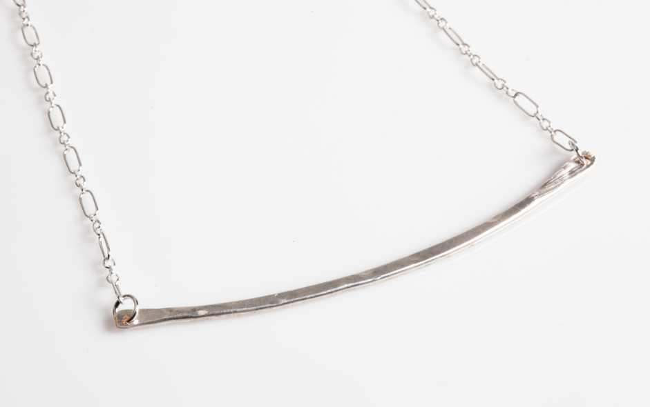 Forge + Fire Silver Necklace - Sonia Bar