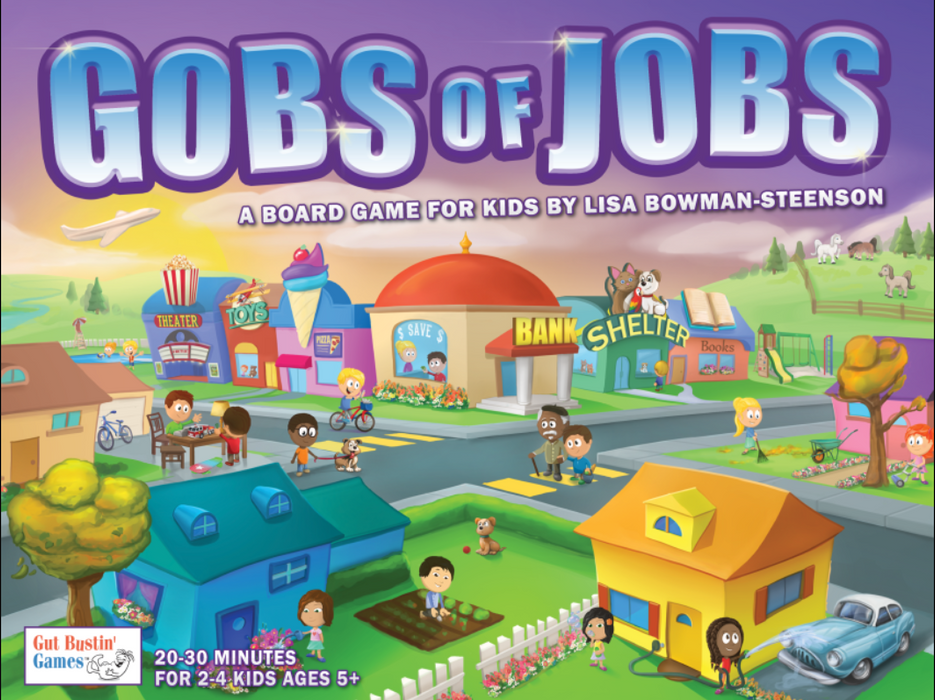 Gut Bustin' Games GOBS OF JOBS Board Game