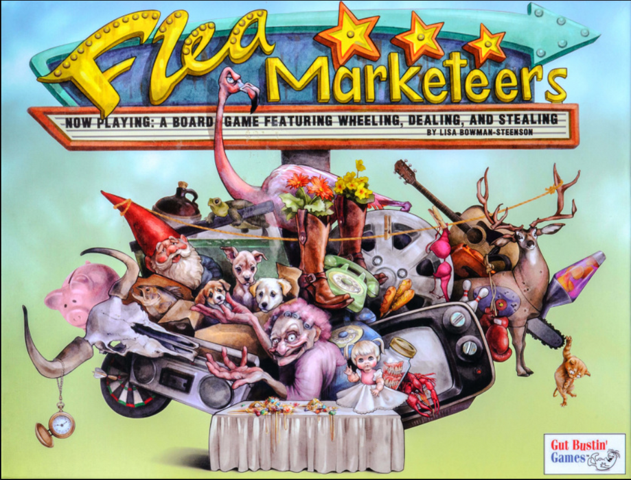 Gut Bustin' Games FLEA MARKETEERS Board Game