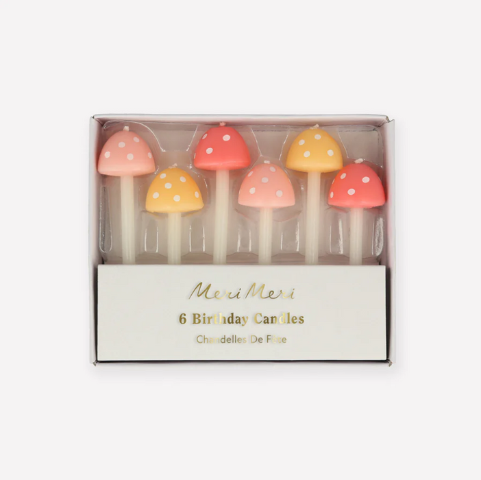 Meri Meri MUSHROOM BIRTHDAY Candles