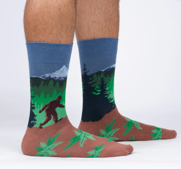 Sock it to me- WELCOME TO MY HOOD sock men