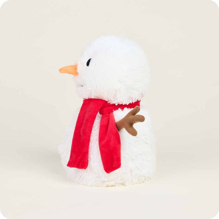 Warmies: America’s Favorite Microwave Plush Brand - Red Scarf Snowman Warmies