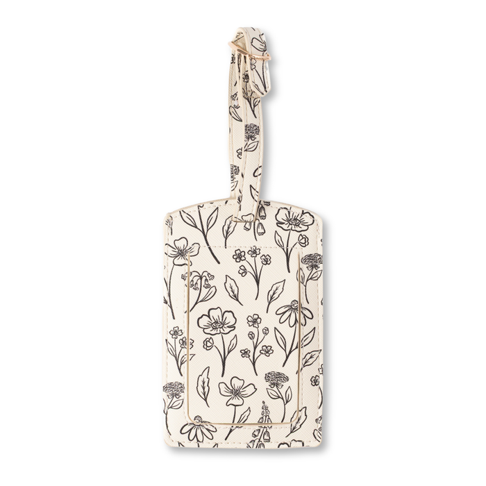 Elyse Breanne Design - Floral Luggage Tag