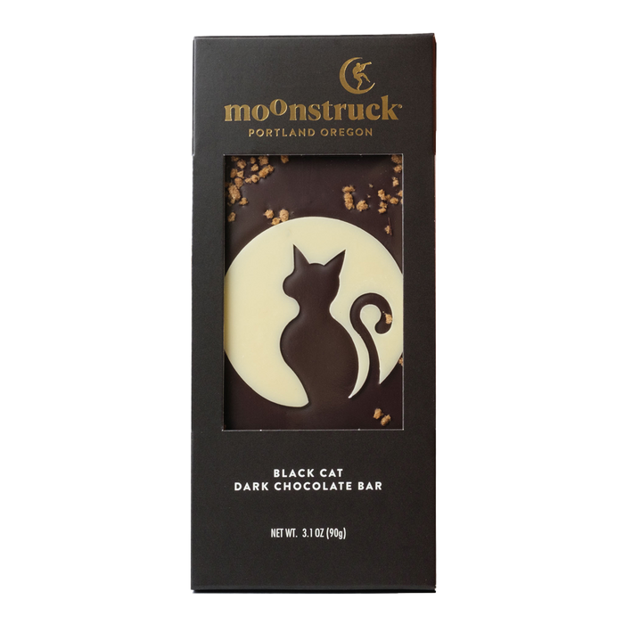 Moonstruck Chocolate Co - Black Cat Dark Chocolate Bar