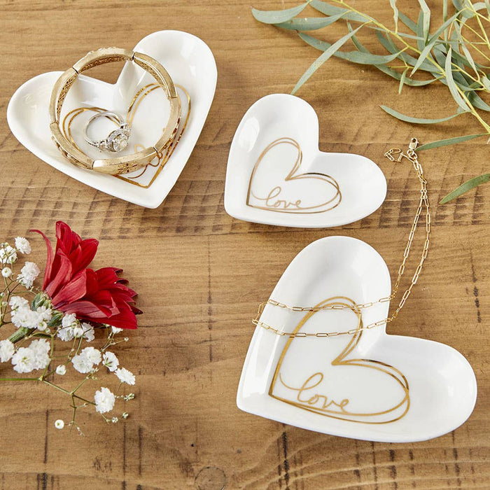 Kate Aspen Heart Shaped Trinket Dish