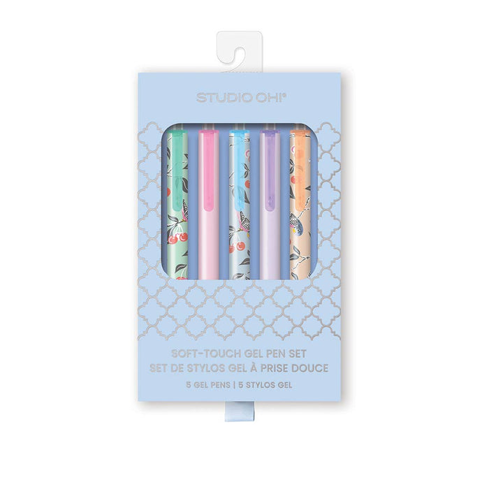Studio Oh! - Birds in the Cherry Tree Soft-Touch Gel Pen Set