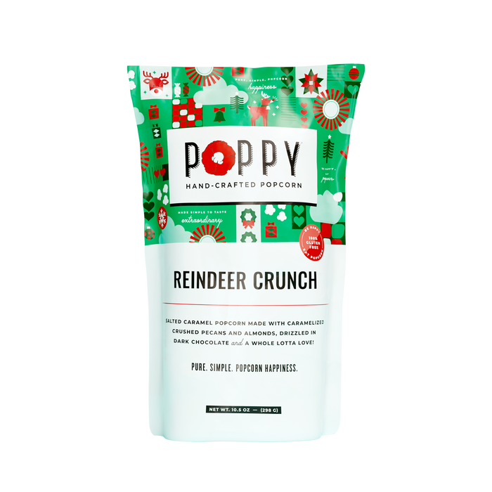 Poppy Hand-Crafted Popcorn - Reindeer Crunch Popcorn