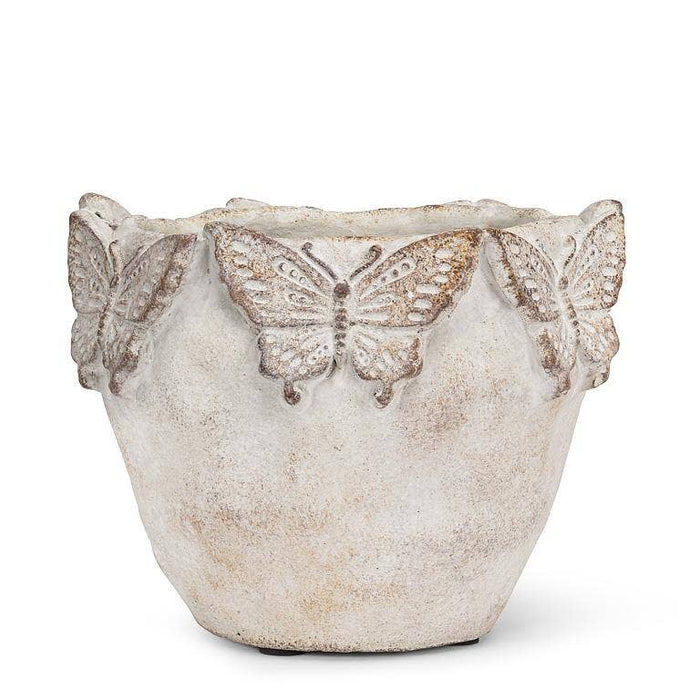 Abbott - Butterfly Edged Planter-7"H